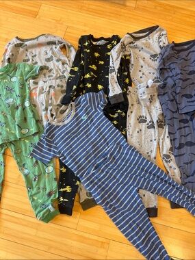 Excellent Condition! BUNDLE! 6! Carter’s Kids Toddler Assorted Pj Sets Sz 5T